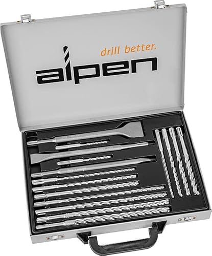 Alpen Bohr+Meißel-Set 16-tlg. SDS-Plus, 4-Schneider von Alpen