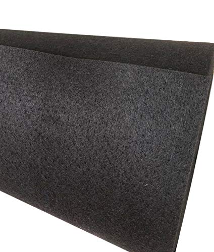 Filz Taschenfilz Bastelfilz Filzmatte 3 mm Lfm. breite 150cm oder 157cm Farbe schwarz (157 cm) von Alpenwolle