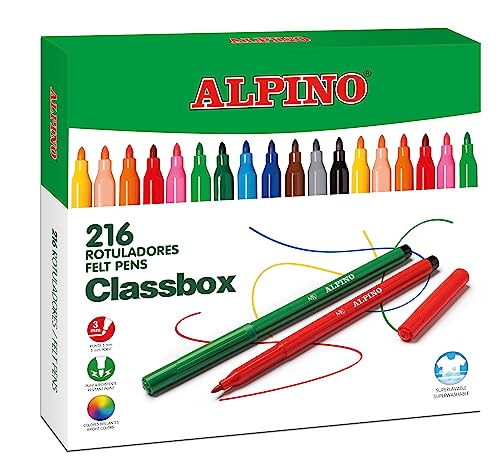 Alpino ar000108 – Eco Farbstifte mit 216 Marker und 144 Stück von Alpino