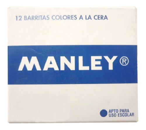 Manley 49 Wachsmalstifte, 12 Stück von Alpino