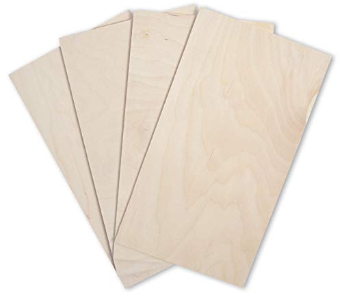 6 mm Multiplexplatte Zuschnitt Sperrholz-Platten Holz Massiv Naturfarbe unbehandelt (Breite 50 cm, Länge 90 cm) von Alsino