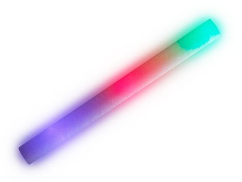 Alsino LED Leuchtstäbe Blinkstäbe aus Schaumstoff Glow Sticks im Set - ideal für Partys, Konzerte, Festivals & Events (Multicolor, 24 Stück) von Alsino