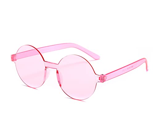 Alsino Sonnenbrille Herzbrille Fun-Brille Party Brille Photo-Booth Hippie, Einheitsgröße für Damen und Herren – (F-070) rosa von Alsino