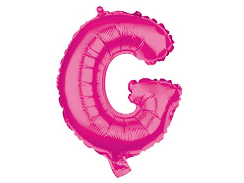 Alsino XXL Folienballons Luftballon Heliumballon Buchstabenballon A-Z pink 80 cm Party Geburtstag Hochzeit, Variante wählen:BAL-228 Buchstabe G von Alsino