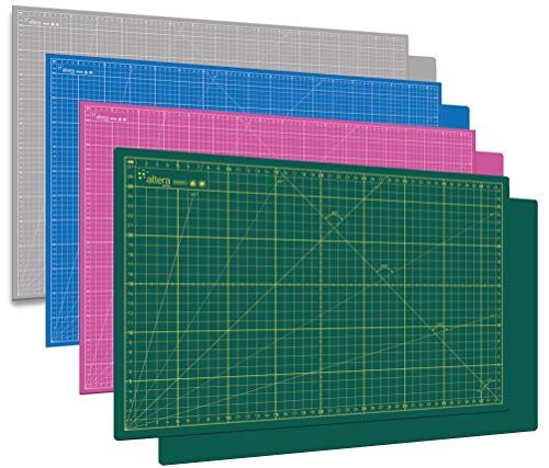 Altera Schneidematte, schneidunterlage A1 (60x90cm), selbstheilend Altera Hobby GRAU mit Raster von Vicien