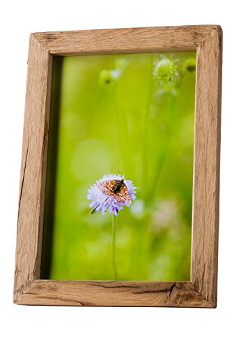 Bilderrahmen Eiche Alt-Holz 60x80 – Rustikal aus echtem Massiv-Holz nachhaltig angefertigte Rahmen - Reine Handarbeit als besonderes Geschenk aus dem Allgäu zu Weihnachten von Altholz-Ideen