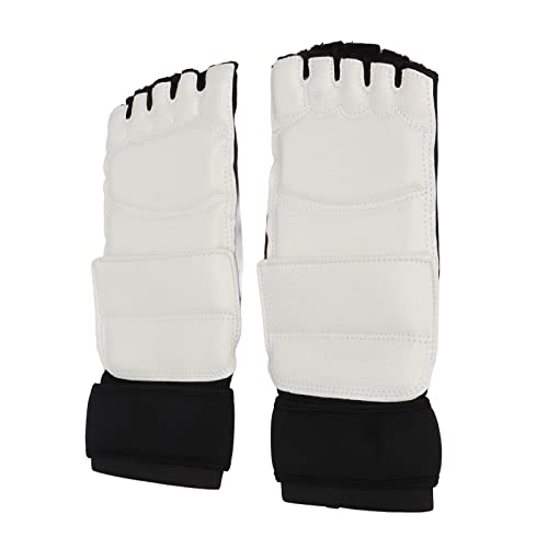 Alvinlite Taekwondo-Fußschutzausrüstung, Kampfsport, Verstellbarer Riemen, Elastischer Sparring-Fußschutz Für Kinder Und Erwachsene, Boxsack, Sparring-Training(XL) von Alvinlite