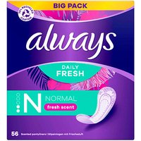 always Slipeinlagen Daily Fresh Normal, 56 St. von Always