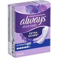 always Slipeinlagen discreet Extra Sicher Ultimate Tag , 8 St. von Always