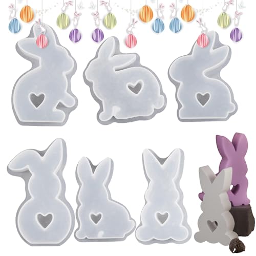 3D Osterhase Silikonform 3D Hase Silikonform Silikonform Silikonform Osterhasen Schokoladenform Kreativ Ästhetisch Stilvoll Dick und Weich für Dekoration von Alwida