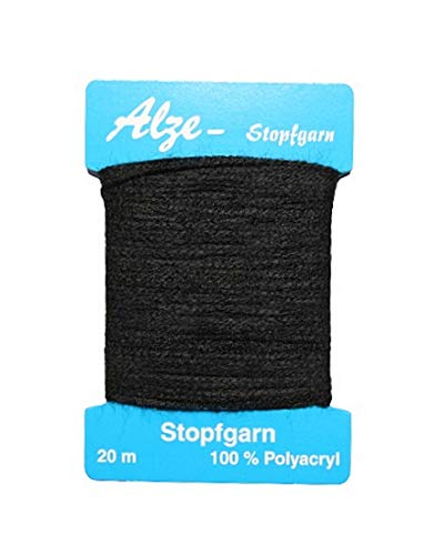 Stopfgarn Stopftwist Polyacryl 20m schwarz (0820) von Alze