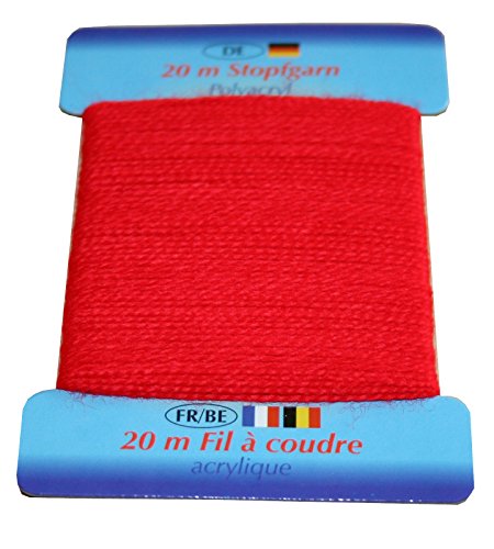 Stopfgarn Stopftwist Polyacryl Ne 10/2 20 m rot (1069) von Alzetta