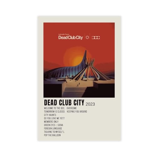 AmAzwi Nothing But Thieves - Dead Club City 2023 Musikalbum, Leinwandposter, Wandkunst, Dekordruck, Bild, Gemälde für Wohnzimmer, Schlafzimmer, Dekoration, ungerahmt: 40 x 60 cm von AmAzwi