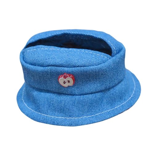 Amagogo 15 cm Puppenhut, süßer Puppenhut, Plüschpuppen-Eimerhut, Ankleide-Plüschpuppenzubehör für 17 cm große Puppen, Apfel, Style B von Amagogo