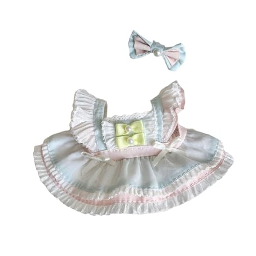 Amagogo 15cm 17cm Puppe Kleidung Mädchen Puppe Kleidung Kleid Mädchen Puppe Kleidung Puppe Outifits Kleine Mädchen, Blau von Amagogo