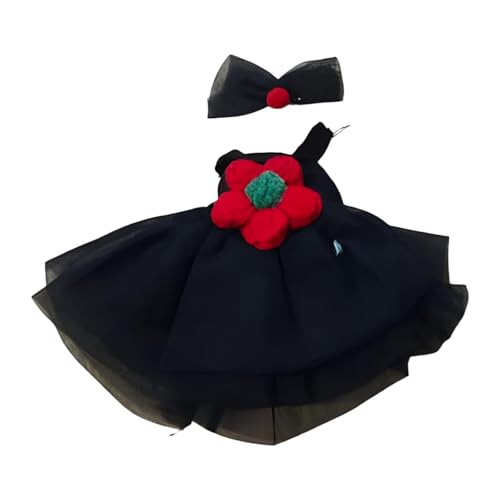 Amagogo 2X Puppenkleid und Haarnadel-Outfits Miniatur-Kleidung Kostüm für 17 cm Puppen verkleiden Sich von Amagogo