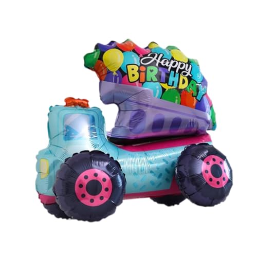 Amagogo Geburtstagsparty-Dekor, 3D-Kinderparty, bunte Retro-Auto-Party-Dekoration, Requisiten für Geburtstagsgeschenke, Partygeschenke für Kinder, Ballonauto von Amagogo