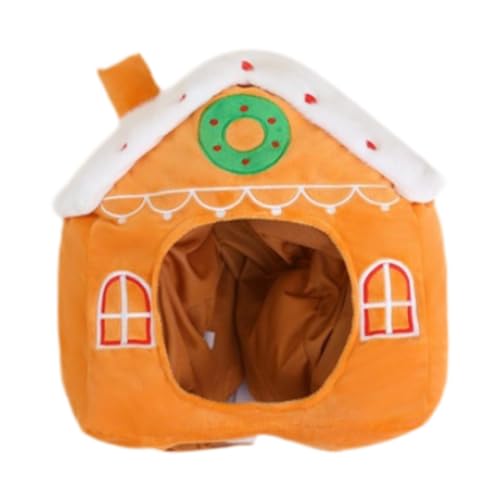 Amagogo Gingerbread House Hut Kopfbedeckung für Feierlichkeiten Halloween Festival Kinder von Amagogo