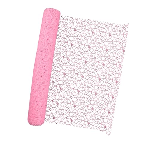 Amagogo Jacquard-Netzgewebe-Blumen-Geschenkpapier, Rosa von Amagogo