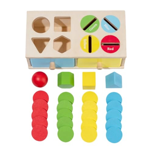 Amagogo Kinder Sortierbox Vorschule Lernaktivität Holz Sortierspielzeug Beobachtung Früherziehung Spielzeug für Kinder Kinder von Amagogo