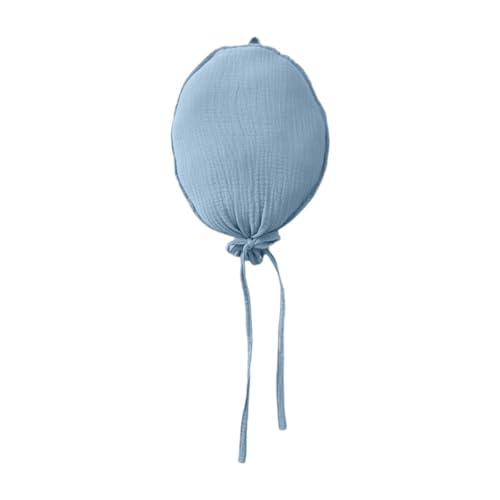 Amagogo Minimalistische Stoffballon-Dekoration, Kinderzimmer-Wanddekoration, einfach aufzuhängen, leichtes Ornament, 3D-Wandbehang, Blau von Amagogo