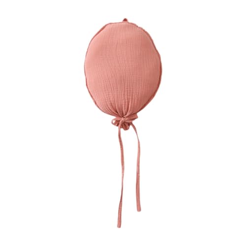 Amagogo Minimalistische Stoffballon-Dekoration, Kinderzimmer-Wanddekoration, einfach aufzuhängen, leichtes Ornament, 3D-Wandbehang, Rosa von Amagogo