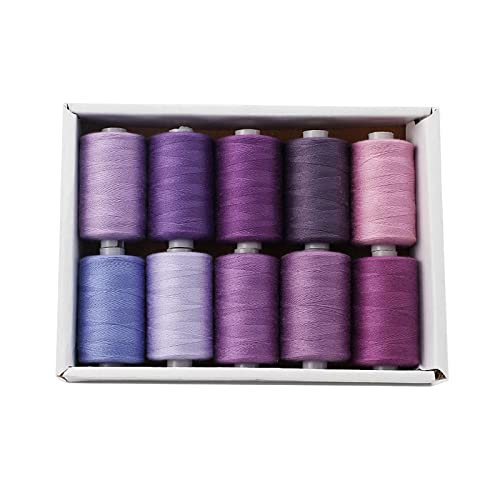 Amagogo Nähgarn Kits, 12 n Polyester 1000 Yards Nähen Und Sticken von Hand, Violett von Amagogo