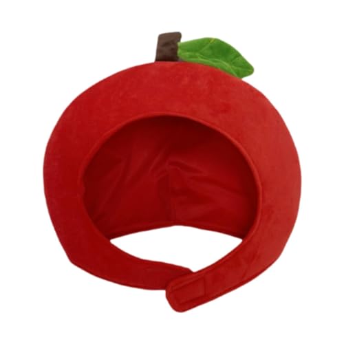 Amagogo Obst Kopfbedeckung Hut weiche Kopfbedeckung für Cosplay Geburtstagsgeschenk Feiertage Maskerade, Apfel von Amagogo