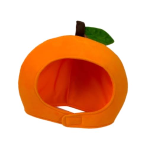 Amagogo Obst Kopfbedeckung Hut weiche Kopfbedeckung für Cosplay Geburtstagsgeschenk Feiertage Maskerade, Orange von Amagogo