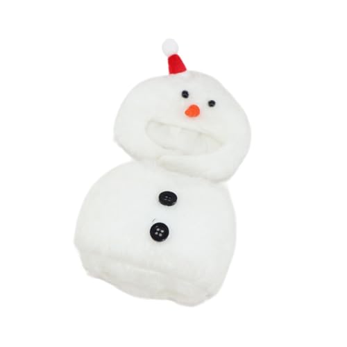 Amagogo Plüschfigur Schneemann Kostüm Kleidung Mode DIY Cosplay Machen Sie Ihre eigenen Puppen Ankleiden für praktische Koordination 17cm, ohne Schal von Amagogo