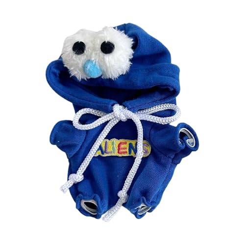 Amagogo Puppen-Overall-Kostüm-Zubehör, handgefertigte Miniatur-Kleidung für 15–17 cm große Jungenpuppen, Mädchenpuppen, Kindergeschenke, Blau von Amagogo