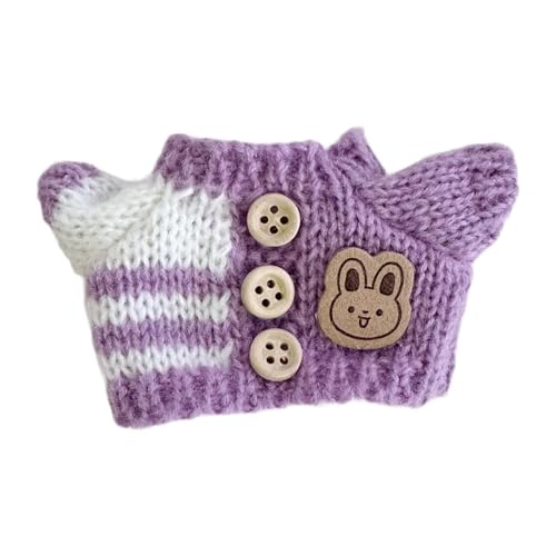 Amagogo Puppenpullover, ausgestopfter Puppenpullover, für Kinder, FotoRequisiten, Kleidung, Machen Sie Ihre eigene Puppe, Puppenkleidung für 5,91, Lila von Amagogo