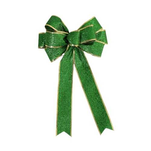 Amagogo St. Patrick's Day Bow Decor Goldene Kante 35 CMX24 cm Vielseitige Handwerksurlaub Hängende Ornament Ribbon Bögen Verzierungen von Amagogo