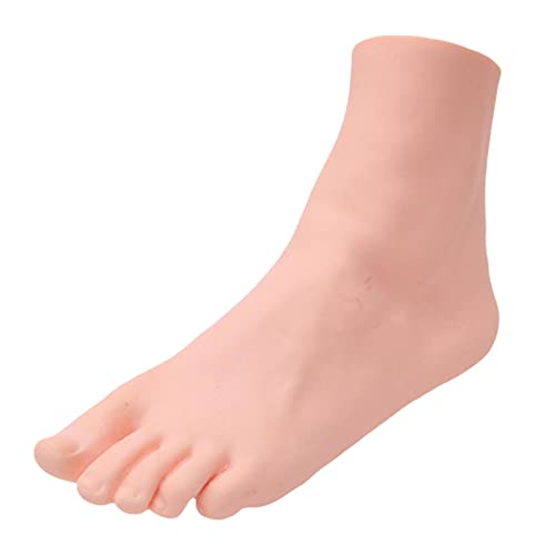 Lifesize Weiblicher Fuß, Maniküre-Film-Requisiten, Schmuck-Sandalen, Schuh-Display, Reflexzonenmassage, Übungskunst, linker Fuß von Amagogo