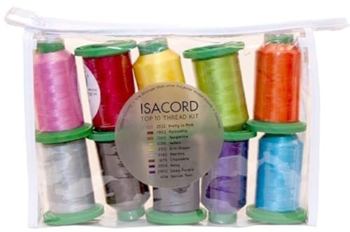 ISACORD 40-10 spool assortment by AMANN von Isacord