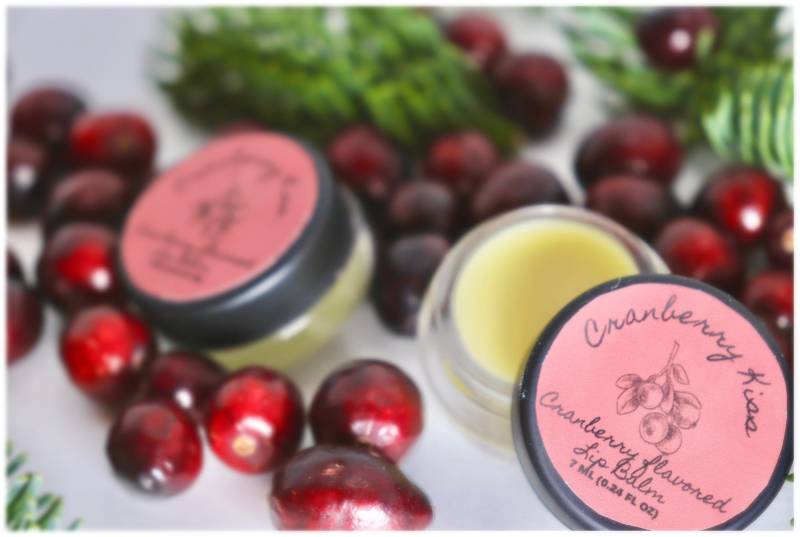 Cranberry Kiss - Eingemachter Lippenbalsam Mit Gezuckertem Cranberry-Geschmack von AmarantasApothecary