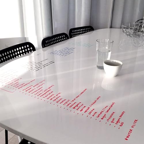 Ambiance Sticker Klebeband, Meterware, selbstklebend, für Küche, Möbel und Badezimmer, transparente Tafel, 60 cm x 20 m von Ambiance Sticker