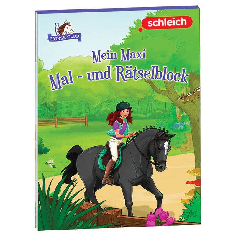 Schleich® Horse Club(Tm) - Mein Maxi - Mal- Und Rätselspaß, Gebunden von Ameet
