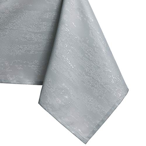 AmeliaHome Tischdecke rund 150x150 cm Tischtuch Tafeldecke Fleckschutz Lotuseffekt Abwaschbar Wasserabweisend Ornament Vesta Silber AmeliaHome Tischdecke rund 150x150 cm Tischtuch Tafeldecke Fleckschutz Lotuseffekt Abwaschbar Wasserabweisend Ornament Vesta Silber von AmeliaHome