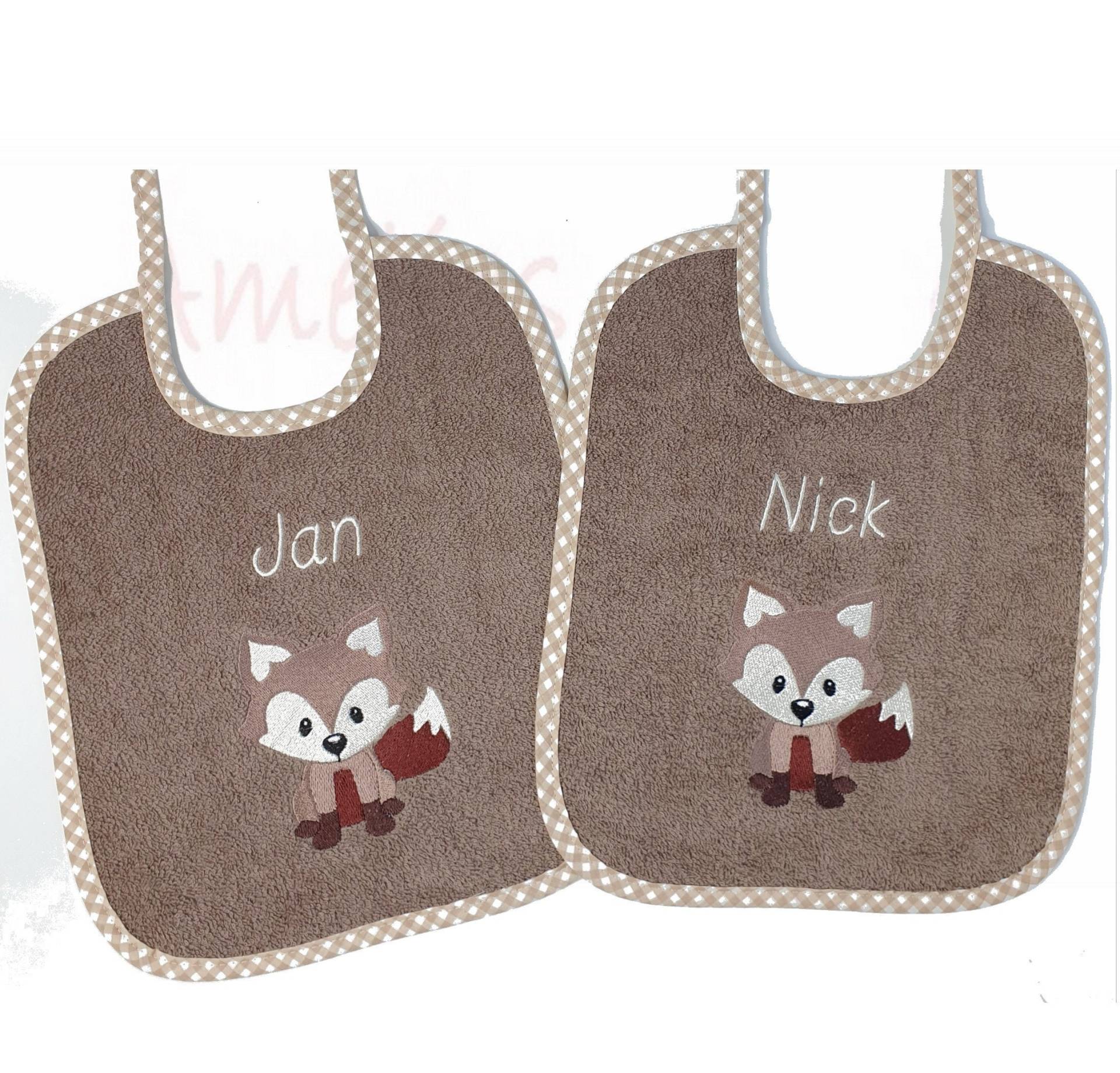 Lätzchen Mit Name Kleiner Fuchs Personalisiert Baby Geschenk Zur Geburt Taufe Babygeschenk von AmeliesweltGeschenke