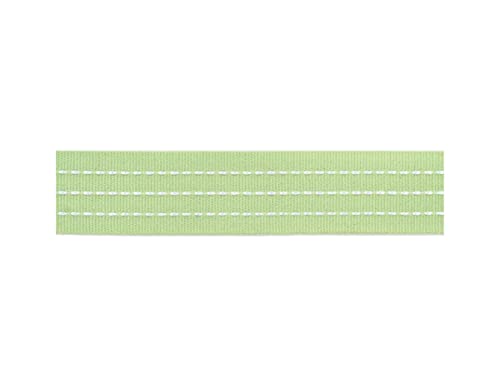 American Crafts 1-Inch Grosgrain with Stitches Ribbon, 3-Yard Spool, Mint von American Crafts