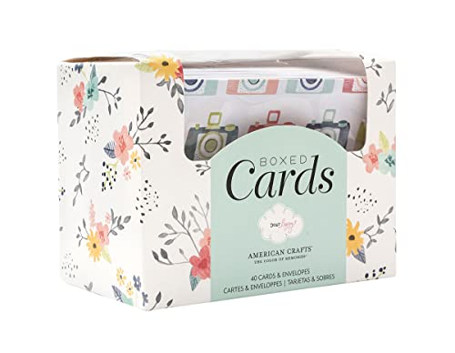 American Crafts Box Karten, Bright Floral von American Crafts