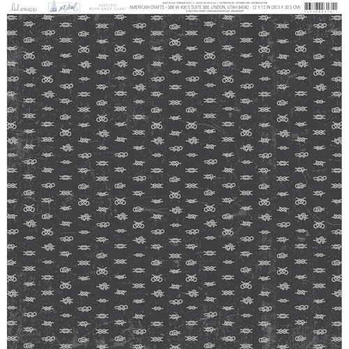 American Crafts Heidi Swapp Set Sail Double-Sided Cardstock 12"X12"-Rope Knot Chart American Crafts Heidi Swapp Set Sail Double-Sided Cardstock 12"X12"-Rope Knot Chart von American Crafts