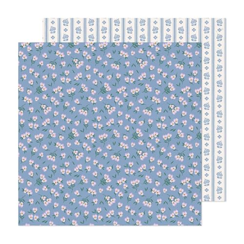 American Crafts Maggie Holmes Woodland Grove Double-Sided Cardstock 12"X12"-Blooming von American Crafts