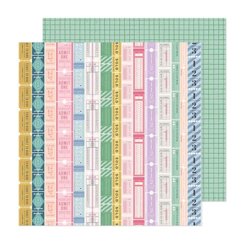 American Crafts Maggie Holmes Woodland Grove Double-Sided Cardstock 12"X12"-Explorer von American Crafts