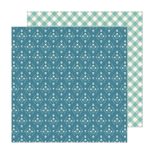 American Crafts Maggie Holmes Woodland Grove Double-Sided Cardstock 12"X12"-Garden Grove von American Crafts