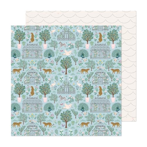 American Crafts Maggie Holmes Woodland Grove Double-Sided Cardstock 12"X12"-Menagerie von American Crafts