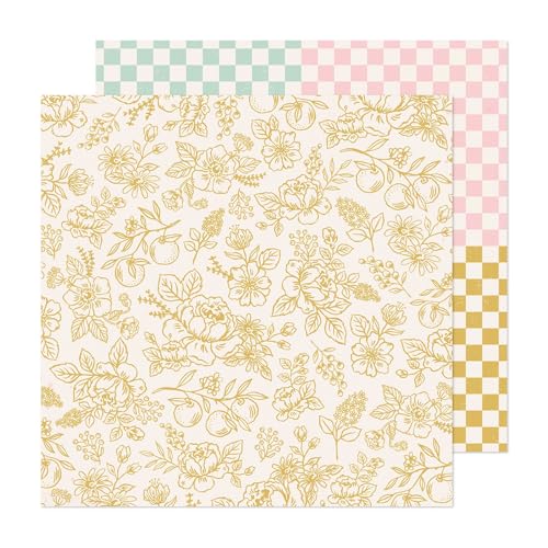 American Crafts Maggie Holmes Woodland Grove Double-Sided Cardstock 12"X12"-Wildwood von American Crafts