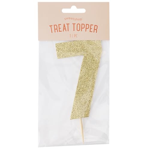 American Crafts Sweetshop Cake Topper-Number 7 von American Crafts