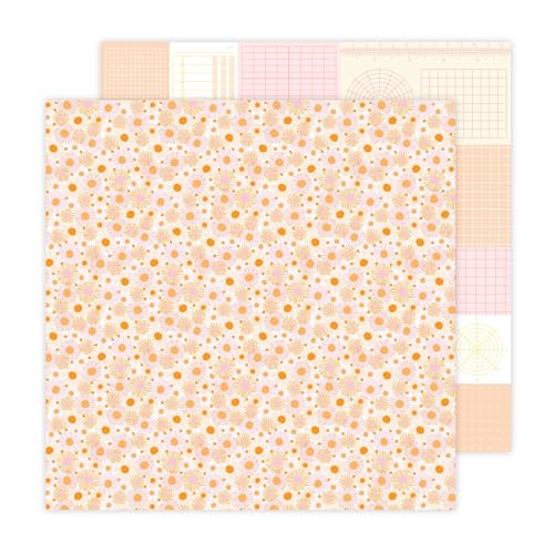 Jen Hadfield Flower Child Double-Sided Cardstock 12"X12"-Keeping Tabs von American Crafts